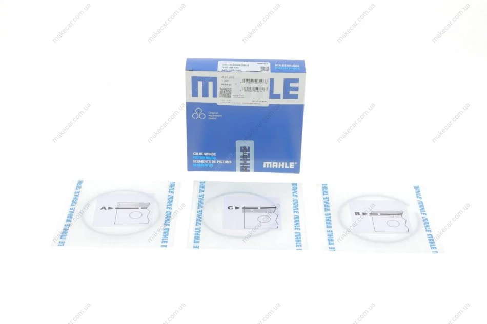 <strong>Комплект кілець на поршень MAHLE 030 48 N0 (фото 1)</strong>