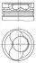 Поршень для Seat, Skoda, Audi, Volkswagen, Ford MAHLE 030 65 02 фото товару
