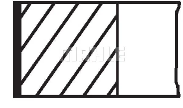 <strong>Комплект кілець на поршень MAHLE 03074N1 (фото 1)</strong>