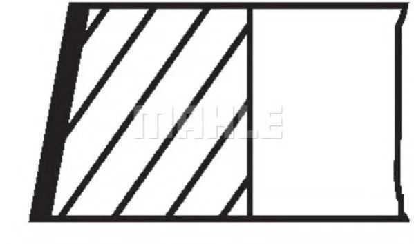 <strong>Комплект поршневих кілець AUDI "2 MAHLE 030 79 N0 (фото 1)</strong>