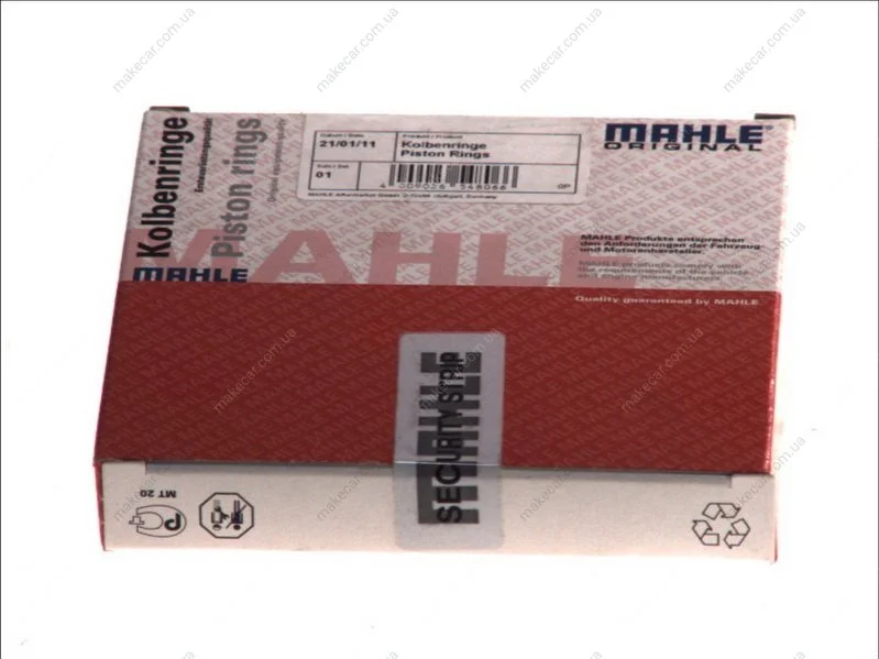 <strong>Комплект кілець на поршень MAHLE 033 16 N0 (фото 1)</strong>