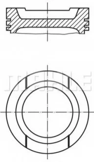 Поршень для MAHLE 033 20 02 фото товару