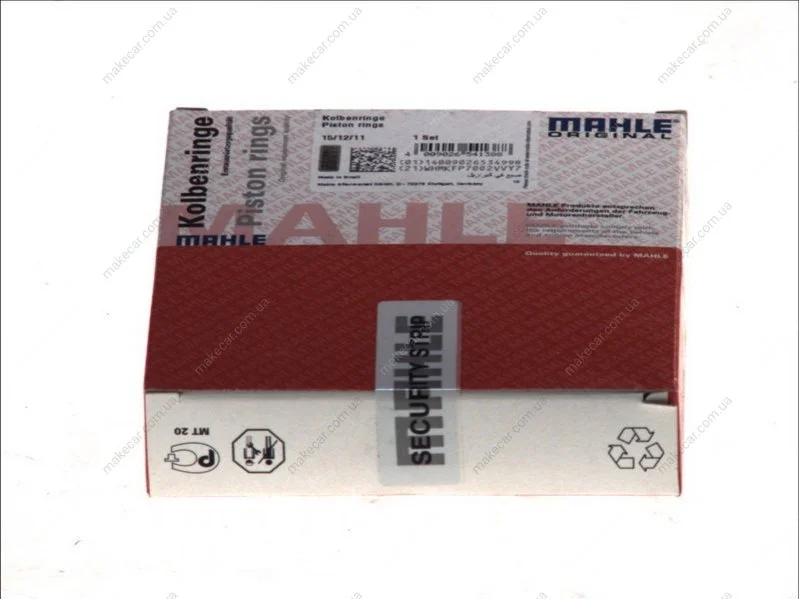 <strong>Комплект кілець на поршень MAHLE 039 82 V0 (фото 1)</strong>