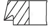 <strong>Комплект поршневих кілець Mahle BMW MAHLE 081 21 N2 (фото 2)</strong>