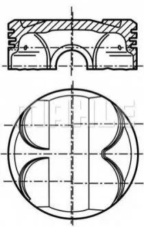 Поршень Mahle для MAHLE 081PI00111001 фото товару