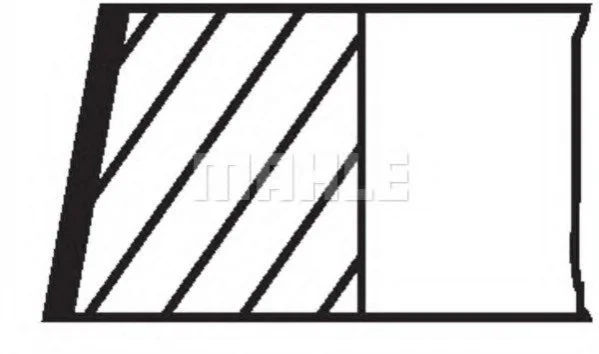 <strong>Комплект кілець на поршень MAHLE 081RS001050N2 (фото 1)</strong>