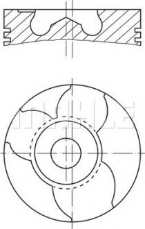 Поршень MAHLE / KNECHT 151 10 00 фото товару