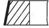 <strong>Кільця поршневі,комплект MAHLE 607RS101010N0 (фото 2)</strong>