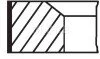 <strong>Кільця поршневі,комплект MAHLE 681RS001050N0 (фото 1)</strong>