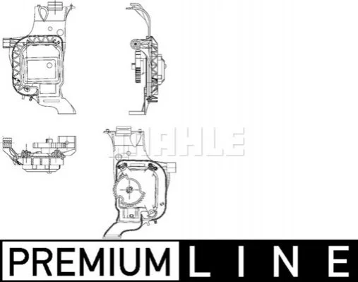 <strong>Електропривід повітряної заслонки MAHLE AA17000P (фото 1)</strong>