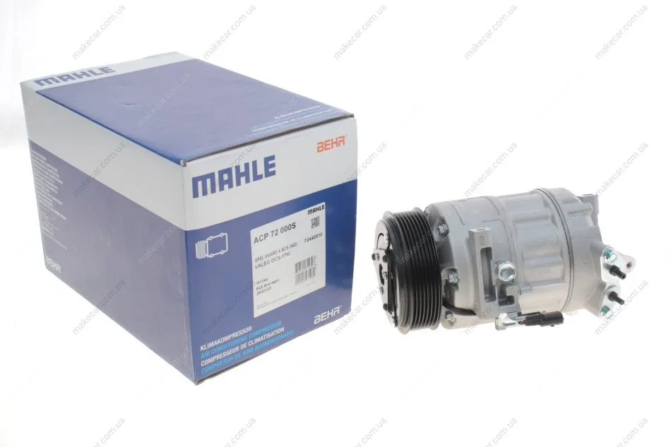 <strong>Компресор кондиціонера Renault Trafic/Vivaro/Laguna 2.0 dCi 06- MAHLE ACP 72 000S (фото 1)</strong>