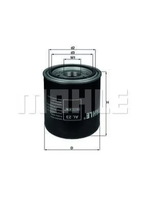 <strong>Картридж осушувача повітря MAHLE AL 23 (фото 1)</strong>