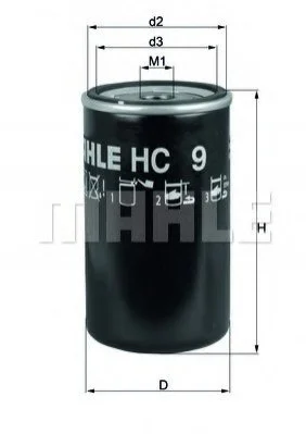 <strong>Фільтр MAHLE HC9 (фото 1)</strong>