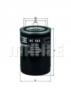 Фильтр топливный Mahle для MAHLE KC183 фото товара