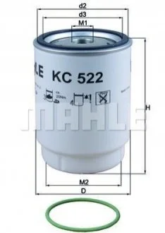 Фильтр топливный для MAHLE KC 522D фото товара
