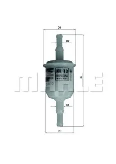 Паливний фільтр VOLVO 140 ABARTH RITMO ALFA ROMEO 33, 75, 90, ARNA, GTV, SPIDER ARO 10 AUSTIN MAESTRO BMW 1502-2002 (E10), 2.5-3.2 (E9), 2500-3.3 (E3), 3 (E21), 3 (E30) 0.25-6.0 04.64- для MAHLE KL13 фото товару