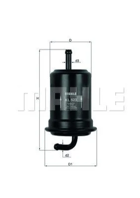 <strong>Паливний фільтр MAHLE KL523 (фото 1)</strong>