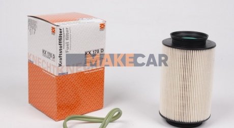 Фільтр паливний VW Caddy 1.9TDI-2.0SDI (5 болтов) MAHLE / KNECHT KX 178D (фото 1)