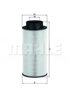 <strong>Фильтрующий элемент топливного фильтра Scania MAHLE KX 182D (фото 1)</strong>