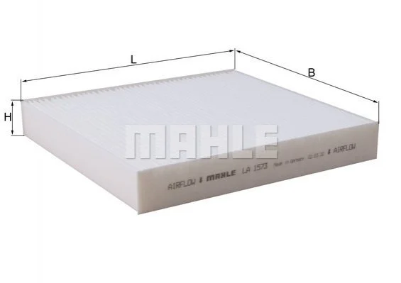 <strong>Фільтр салону MAHLE LA1573 (фото 1)</strong>