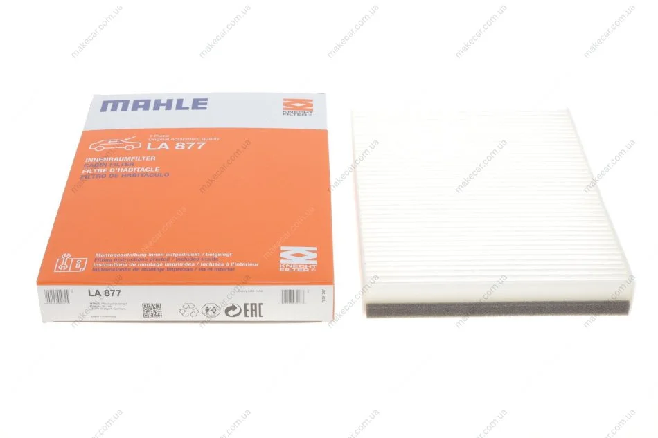 <strong>Фільтр салону MAHLE LA877 (фото 1)</strong>