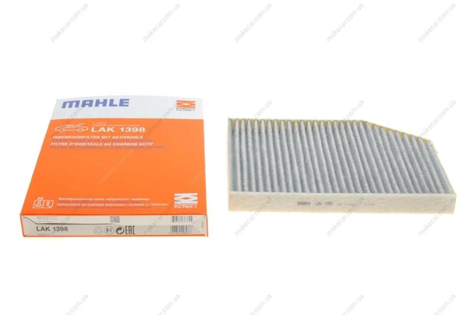 <strong>Фільтр салону вугільний MAHLE LAK 1398 (фото 1)</strong>