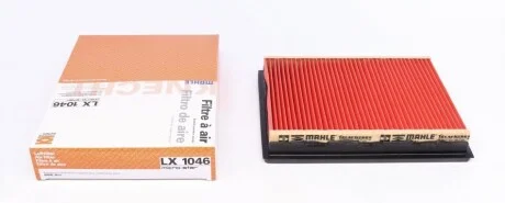 Повітряний фільтр для MAHLE LX1046 фото товару