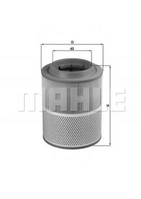 <strong>Повітряний фільтр MAHLE LX1072 (фото 1)</strong>