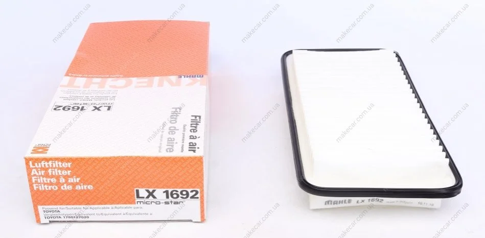 <strong>Фільтр повітряний Toyota Corolla/Avensis 1.4/2.0D MAHLE LX1692 (фото 1)</strong>