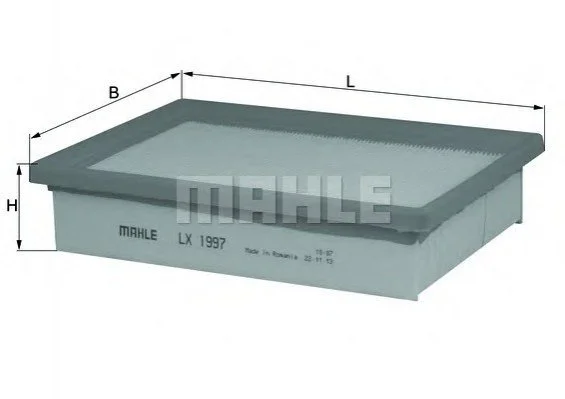 <strong>Повітряний фільтр MAHLE LX1997 (фото 1)</strong>