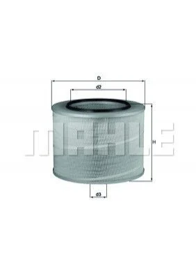 <strong>Фильтр воздушный Mahle MAHLE LX506 (фото 1)</strong>