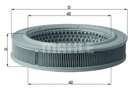 Фильтр воздушный MAHLE / KNECHT LX552 (фото 1)