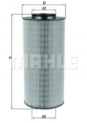 <strong>Повітряний фільтр MAHLE LX918 (фото 1)</strong>