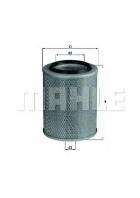 <strong>Повітряний фільтр MAHLE LX92 (фото 1)</strong>