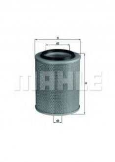 Воздушный фильтр MAHLE / KNECHT LX92 (фото 1)