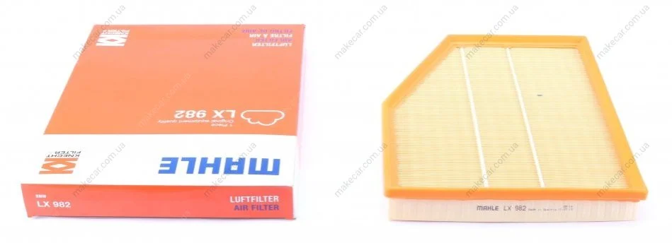 <strong>Фільтр повітряний BMW 5 (E60) 2.0/4.4-4.8 03-10/6 MAHLE LX982 (фото 1)</strong>