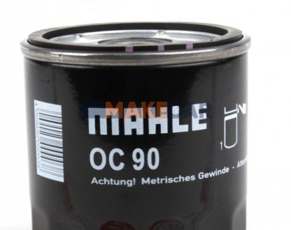 Фильтр масла Combo (бензин) >01/Aveo/Lanos/Lacetti/OPEL MAHLE / KNECHT OC90 OF