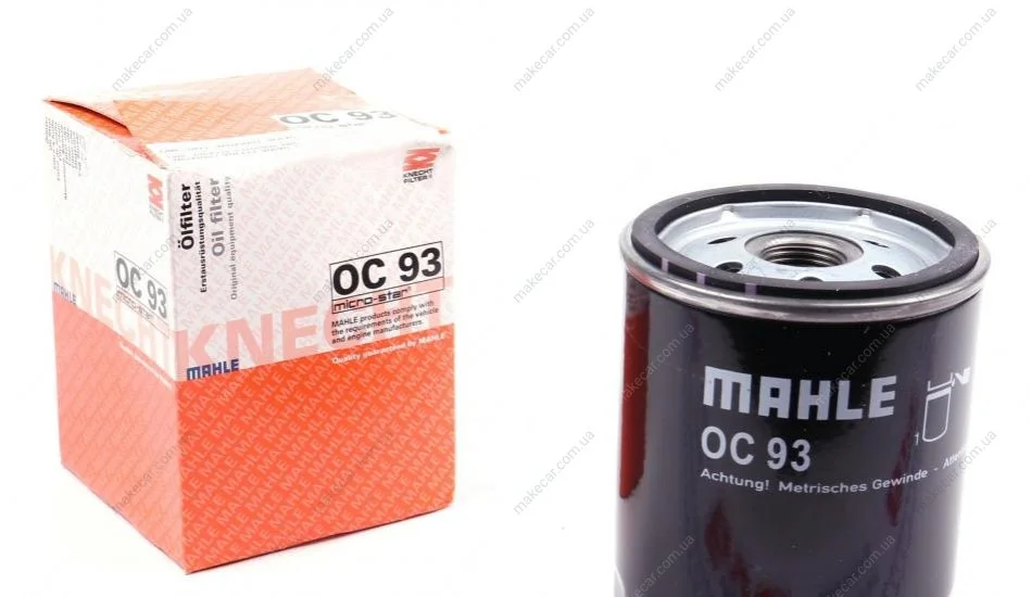 <strong>Фільтр масляний Astra/Kadett/Vectra A 1.6/1.7D 82-95 MAHLE OC93 (фото 1)</strong>