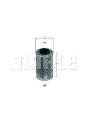 <strong>Фільтр оливи MAHLE OX115 (фото 1)</strong>