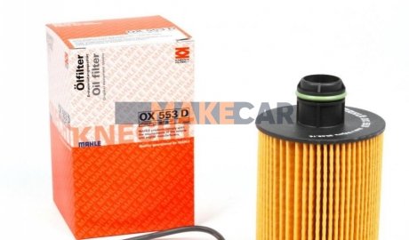 Фільтр оливний Citroen Nemo 1.3HDI/Fiat Doblo 1.6/ MAHLE / KNECHT OX553D (фото 1)