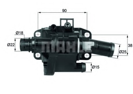 Термостат MAHLE / KNECHT TH 41 83