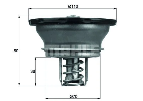 <strong>Термостат VOLVO/RVI MAHLE THD 3 82 (фото 1)</strong>
