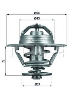 Купити Термостат MAHLE / KNECHT TX 93 79D за низькою ціною в Україні (фото 1)