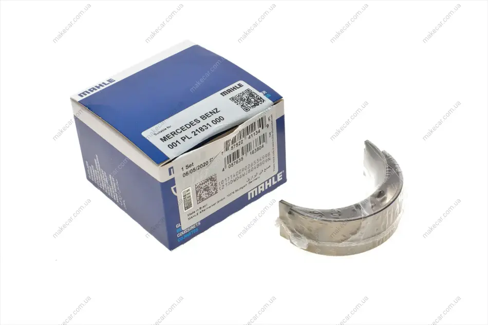<strong>Підшипники ковзання шатунні MAHLE 001 PL 21831 000 (фото 1)</strong>