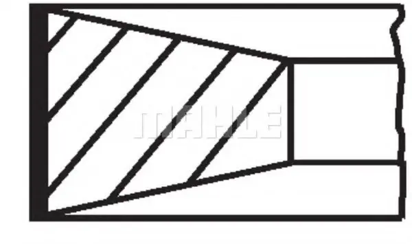 <strong>Комплект поршневых колец MAHLE 002 80 V1 (фото 1)</strong>