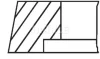 <strong>Комплект поршневых колец MAHLE 002 80 V1 (фото 2)</strong>