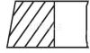 <strong>Кільця поршневі, FIAT Panda/Uno, LANCIA Y10, PEUGEOT 106 MAHLE 007 26 N2 (фото 2)</strong>