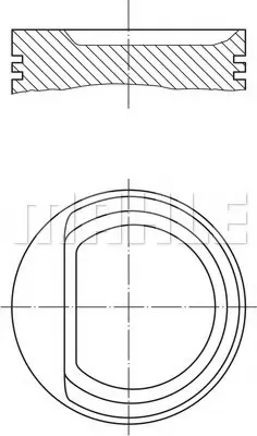<strong>Поршень двигуна MAHLE 010 29 02 (фото 1)</strong>