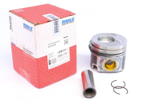 Поршень з кільцями VW 81.01 2.0TDI BPW/BMM/BMP/BSS/BWW/CBHA (CYL 1-2) (вир-во) для Volkswagen, Skoda, Seat, Audi MAHLE 028 06 00 фото товару