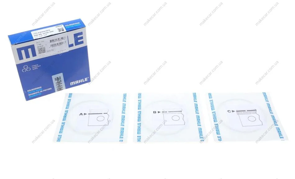 <strong>Кільця поршневі MAHLE 028 RS 10100 0N0 (фото 1)</strong>